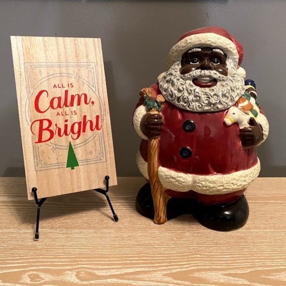 "All is Calm, All is Bright" Custom Wood Block sig - Picture 1 of 2